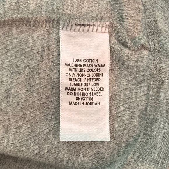 Women’s gently used Petite XL Kim Rogers heather gray 3/4 length sleeve top - Picture 4 of 4